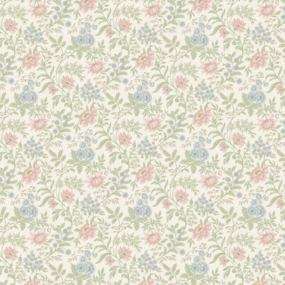 Garden Muse Wallpaper - Pink/Green