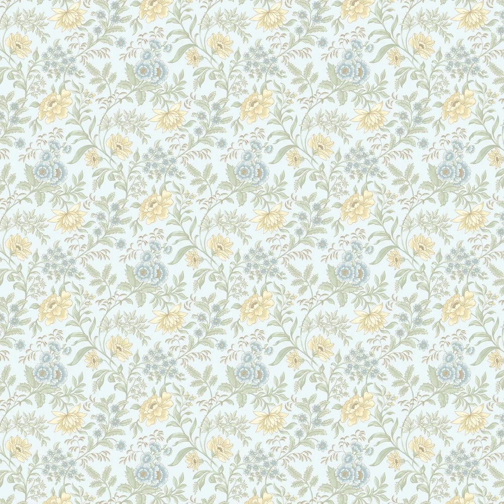 Garden Muse Wallpaper - Sky Blue