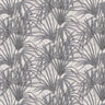 Glitter Palm Leaf Wallpaper - Dark Grey
