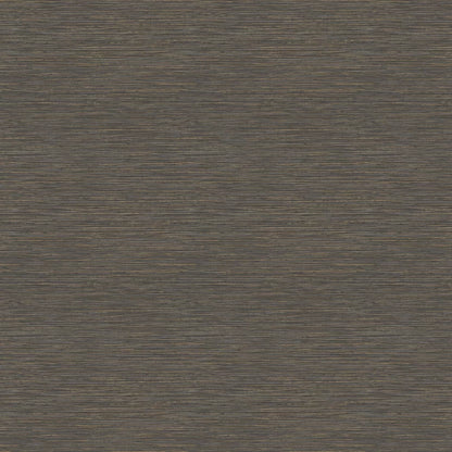Grasscloth Wallpaper-Charcoal Gold