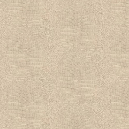 Imitation Crocodile Leather Wallpapers - Beige Shimmer