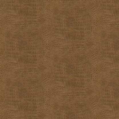 Imitation Crocodile Leather Wallpapers - Warm Brown