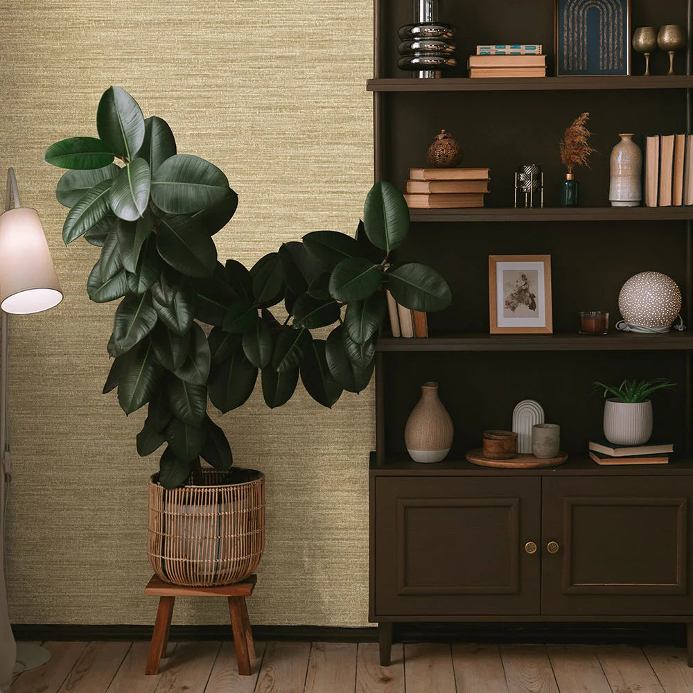Rete Textured Wallpaper - Beige