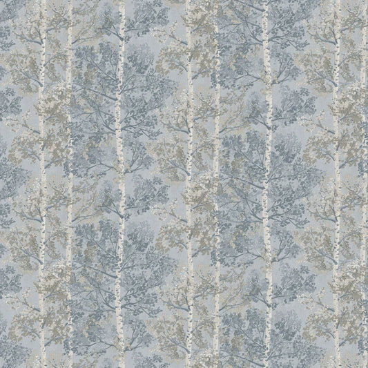 Silverwood Wallpaper by Rasch - Blue
