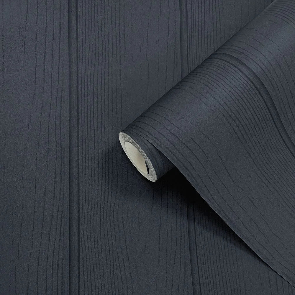 Tongue & Groove Wallpaper – Navy