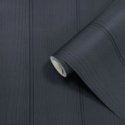 Tongue & Groove Wallpaper – Navy