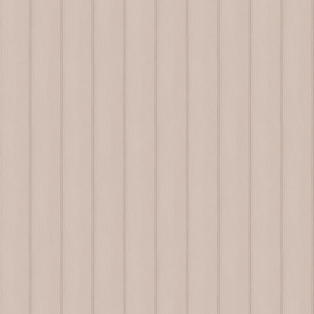 Tongue & Groove Wallpaper - Pink