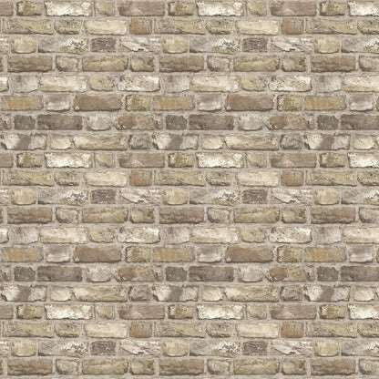 Vintage Brick Wallpaper - Neutral