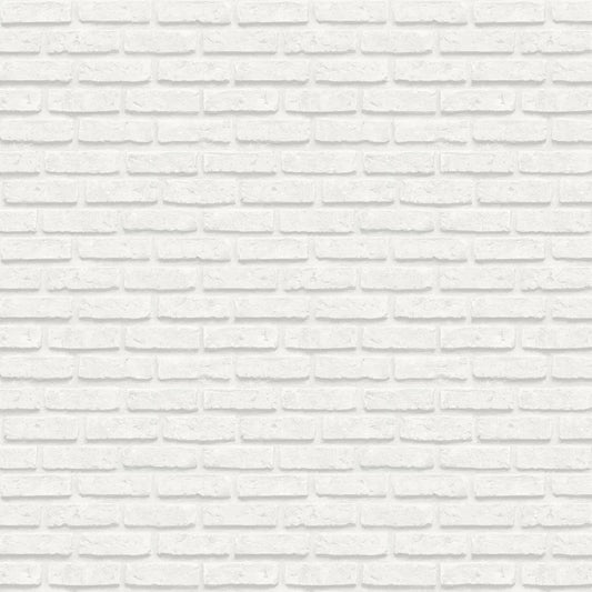 White Brick Wallpaper - White - Discontinuing