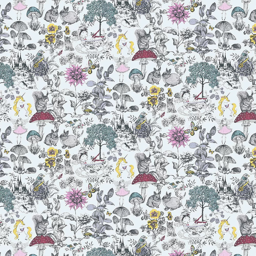 Sample - Little Love Wallpaper - White