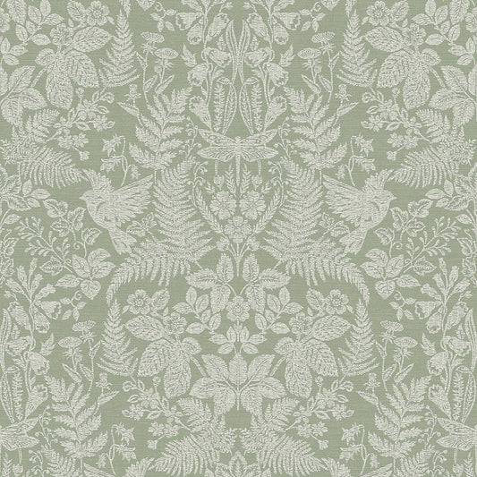 Loxley - Floral Tapestry Wallpaper - Sage - Last 12 Rolls