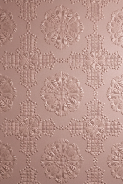 Alexander Wallpaper – Blush Pink