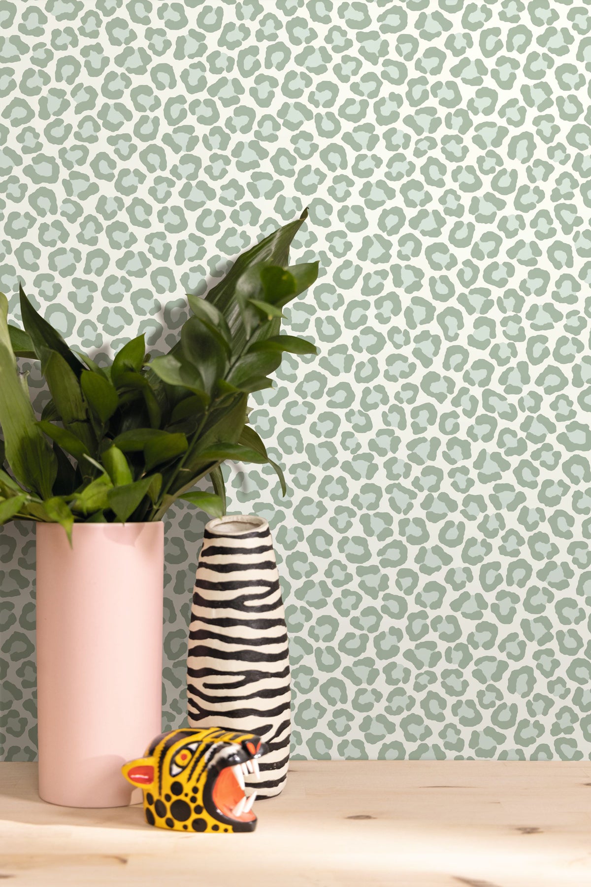 Sumatra Wallpaper - Sea Green