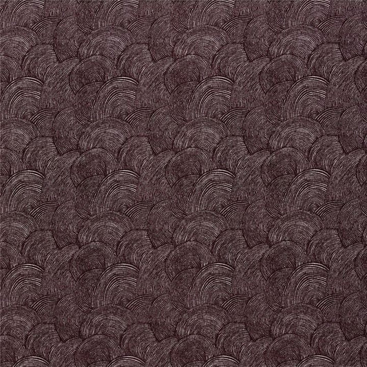Casablanca Wave Fabric - Plum