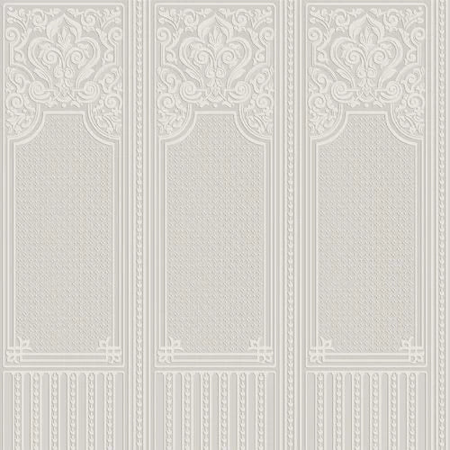 Dado Panel Oriental Wallpaper - Anaglypta - Paintable