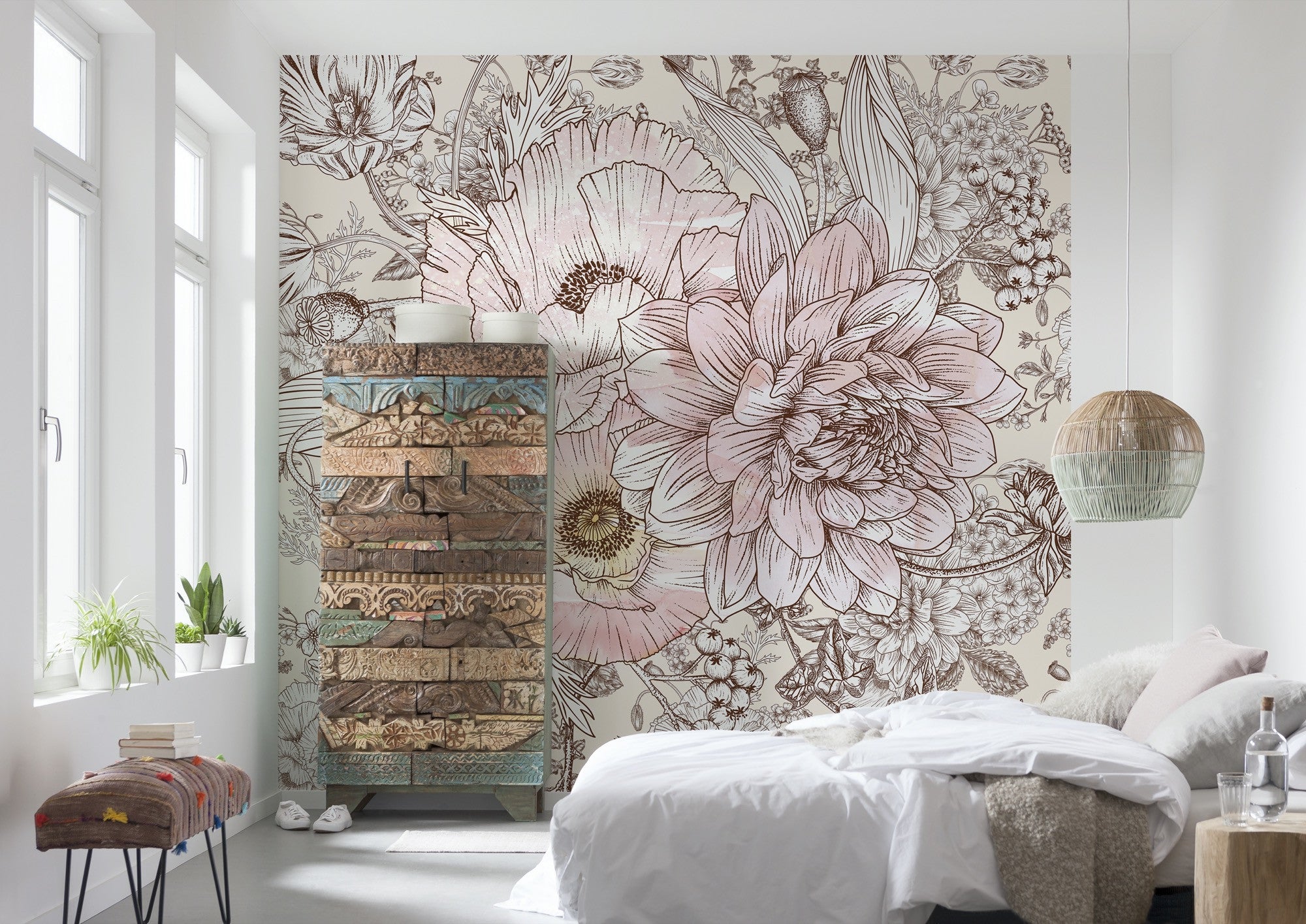Allegra - Custom Sized Mural Wallpaper (per m2)