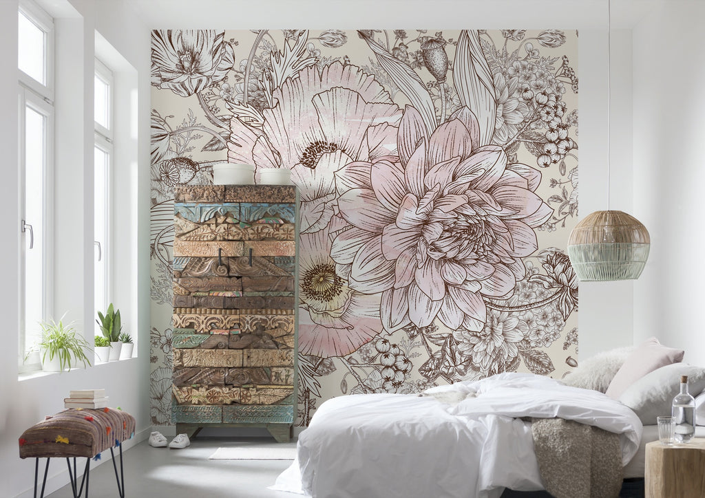 Allegra - Custom Sized Mural Wallpaper (per m2)