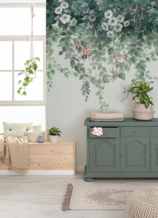 Guirlandes - Custom Sized Wallpaper Mural (per m2)