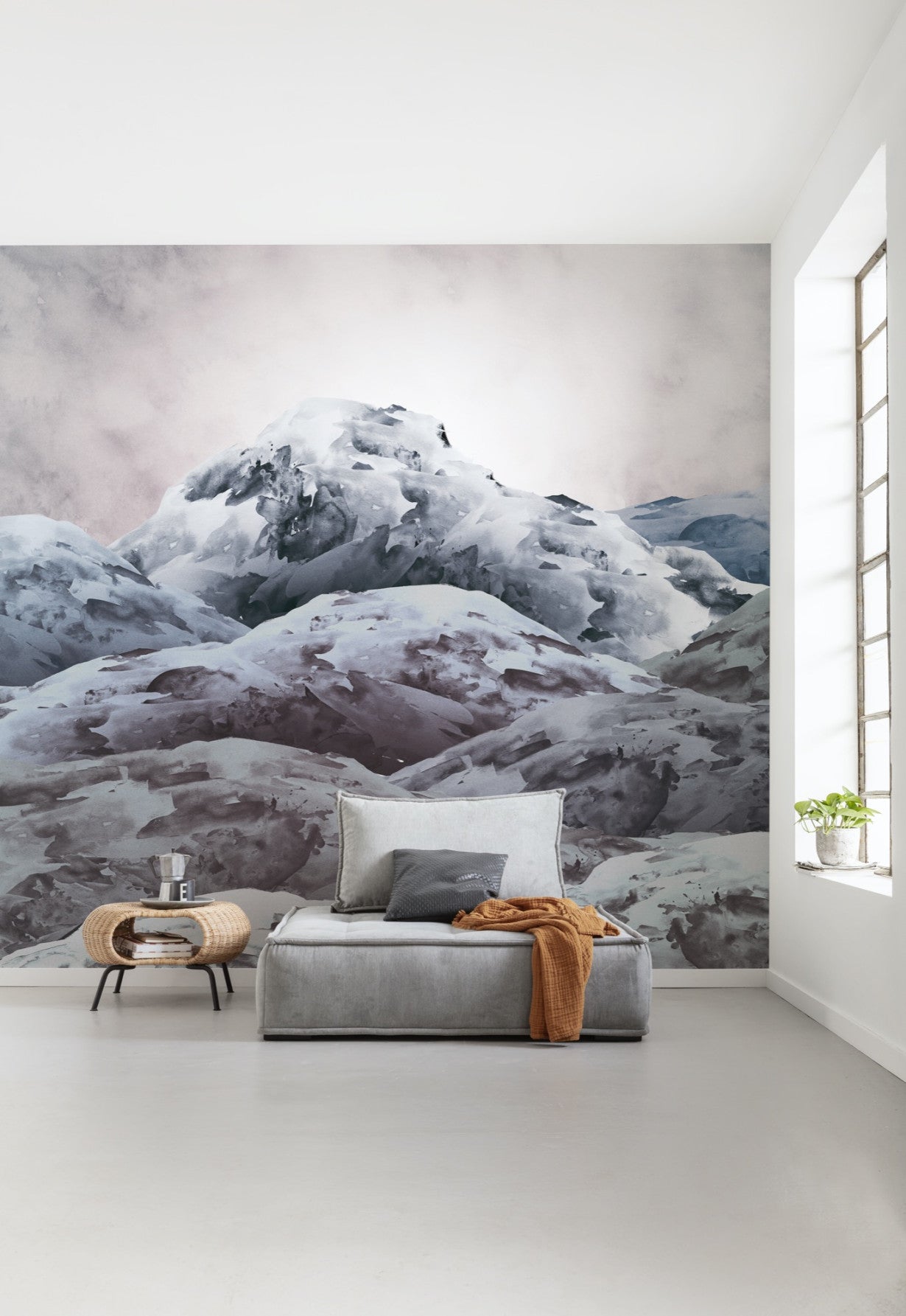 Shadow Mountain - Custom Sized Mural Wallpaper (per m2)