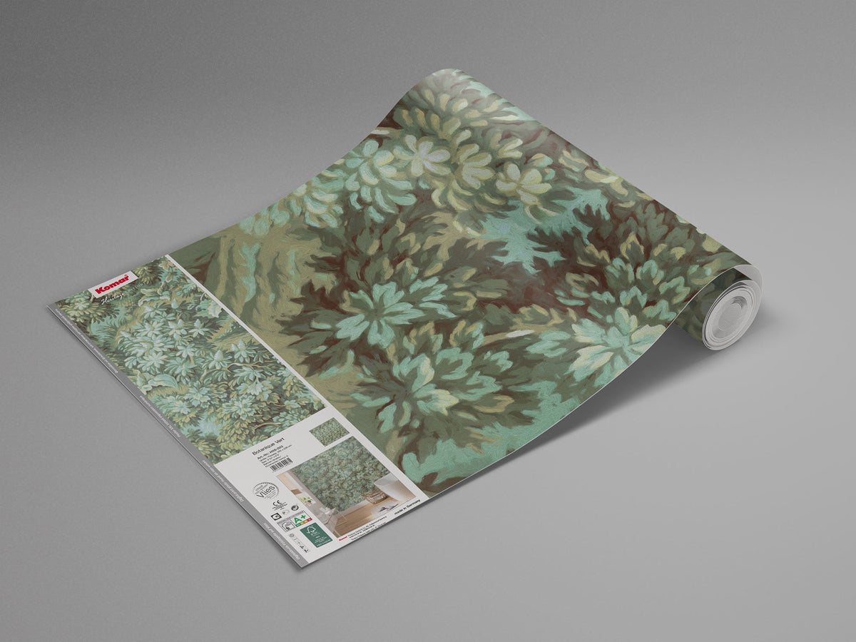Sample – Verdant Grove - Green - Custom Sized Wallpaper Mural (per m2)