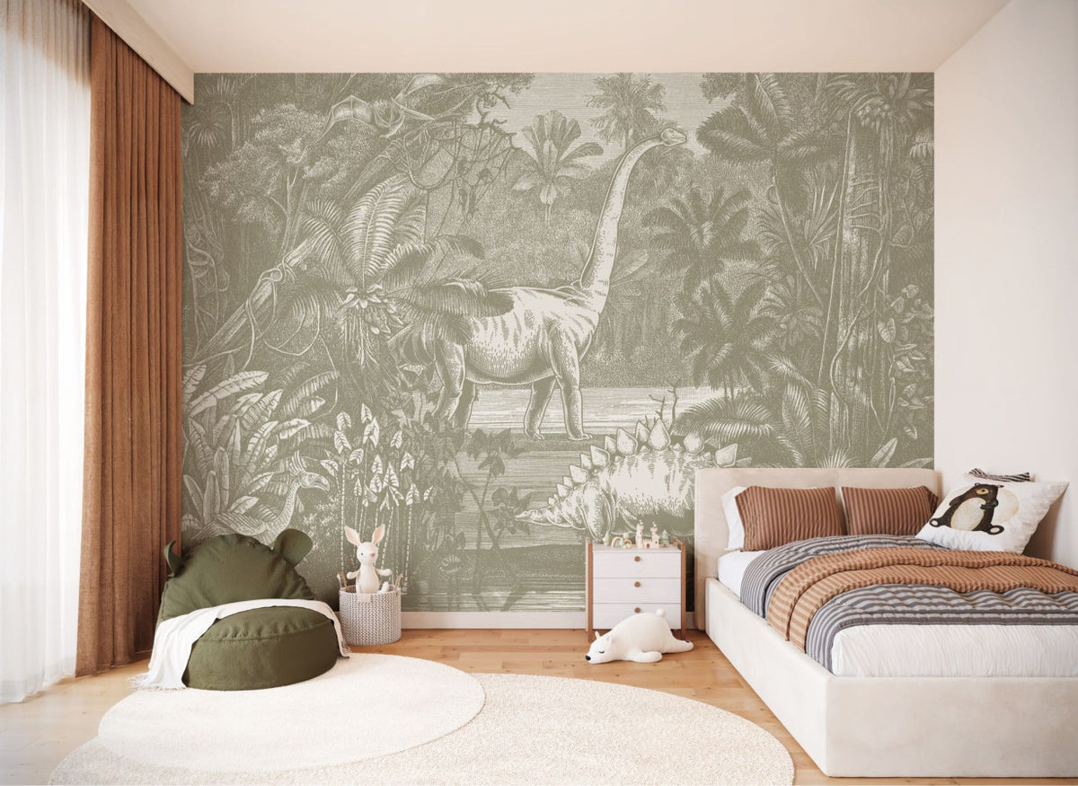 Jurassic Kingdom - Custom Sized Wallpaper Mural (per m2)
