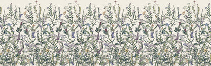 Flowering Herbs - Custom Sized Mural Wallpaper (per m2)