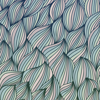 Gentle Waves - Custom Sized Wallpaper Mural (per m2)