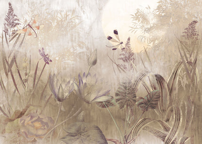 Dragonfly Pond - Custom Sized Mural Wallpaper (per m2)
