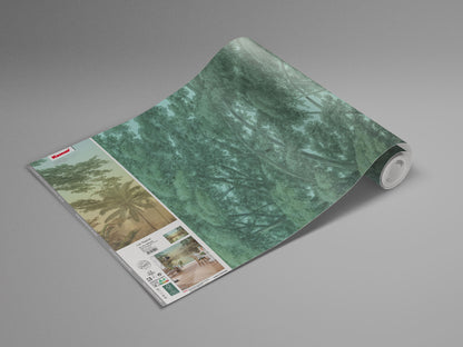 Tranquil Oasis - Custom Sized Wallpaper Mural (per m2)