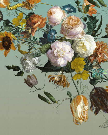 Cultive Large Scale Floral - Custom Sized Wallpaper Mural (per m2)