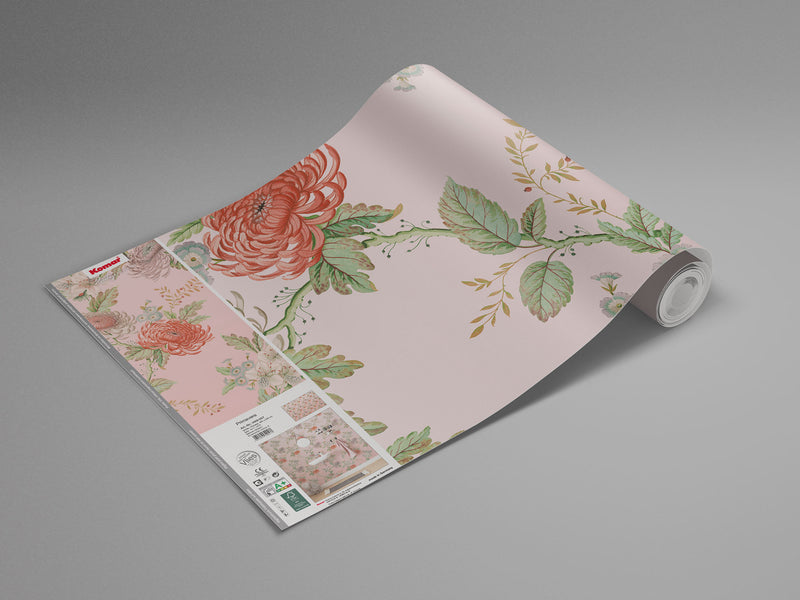 Blossom Reverie - Custom Sized Wallpaper Mural (per m2)