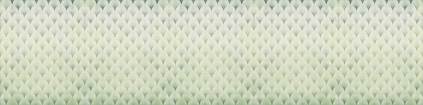 Emerald Radiance - Custom Sized Wallpaper Mural (per m2)
