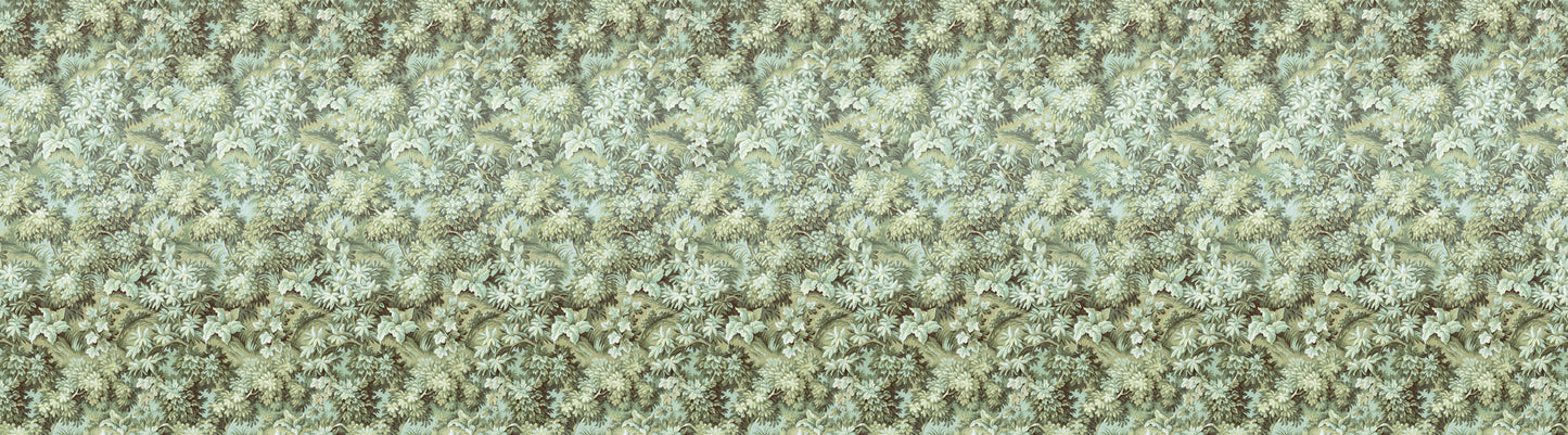 Verdant Grove - Green - Custom Sized Wallpaper Mural (per m2)