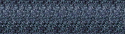 Verdant Grove - Midnight Blue - Custom Sized Wallpaper Mural (per m2)