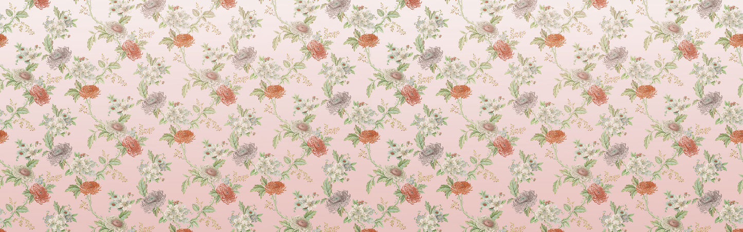Blossom Reverie - Custom Sized Wallpaper Mural (per m2)