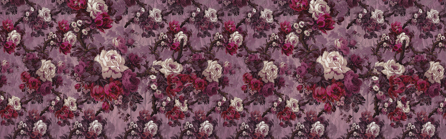 Rosette Reverie - Custom Sized Wallpaper Mural (per m2)