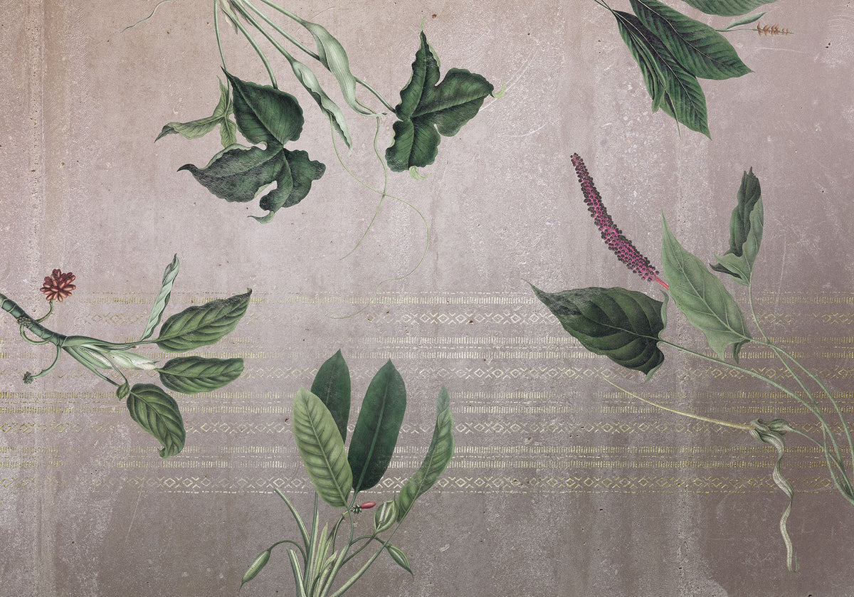 Sample – Tropic Concrete - Custom Sized Mural Wallpaper (per m2)