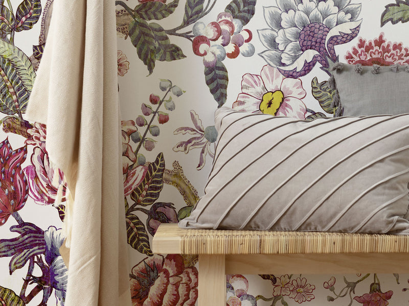 Fleurs de rêve - Custom Sized Mural Wallpaper (per m2)