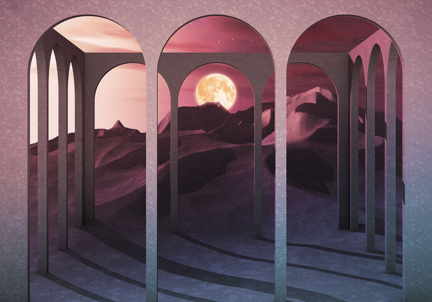 Sample – Sands of Time - Custom Sized Mural Wallpaper (per m2)
