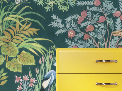 Happy Jungle - Custom Sized Mural Wallpaper (per m2)