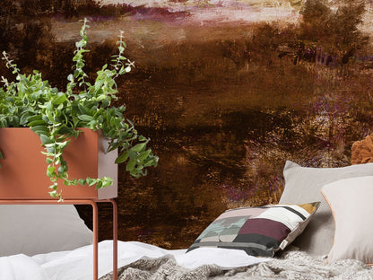 Autumna Rosso - Custom Sized Mural Wallpaper (per m2)