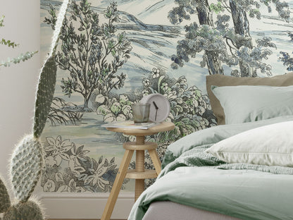Highland Trees - Custom Sized Mural Wallpaper (per m2)