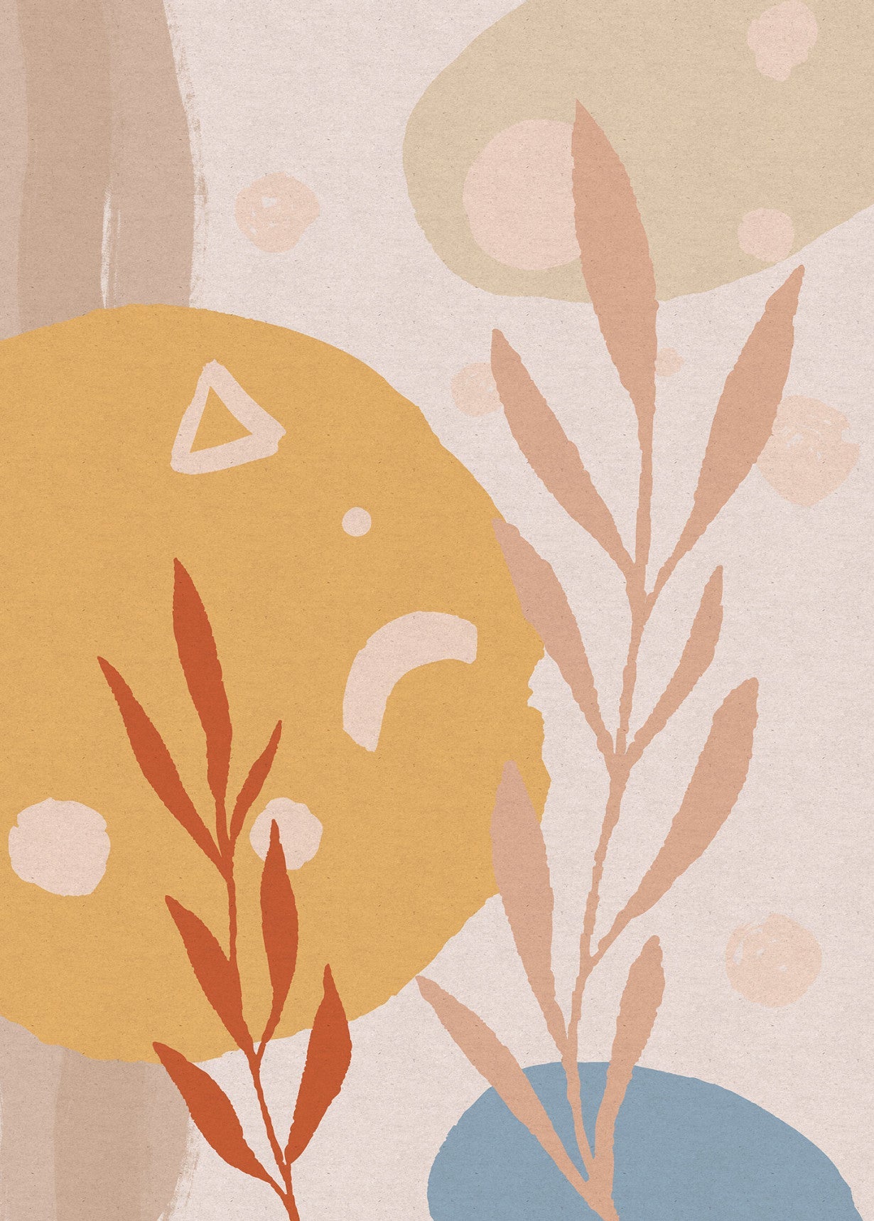 Sample – Bohemia Scandi - Custom Sized Mural Wallpaper (per m2)