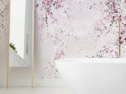 Kirschblüten - Custom Sized Mural Wallpaper (per m2)