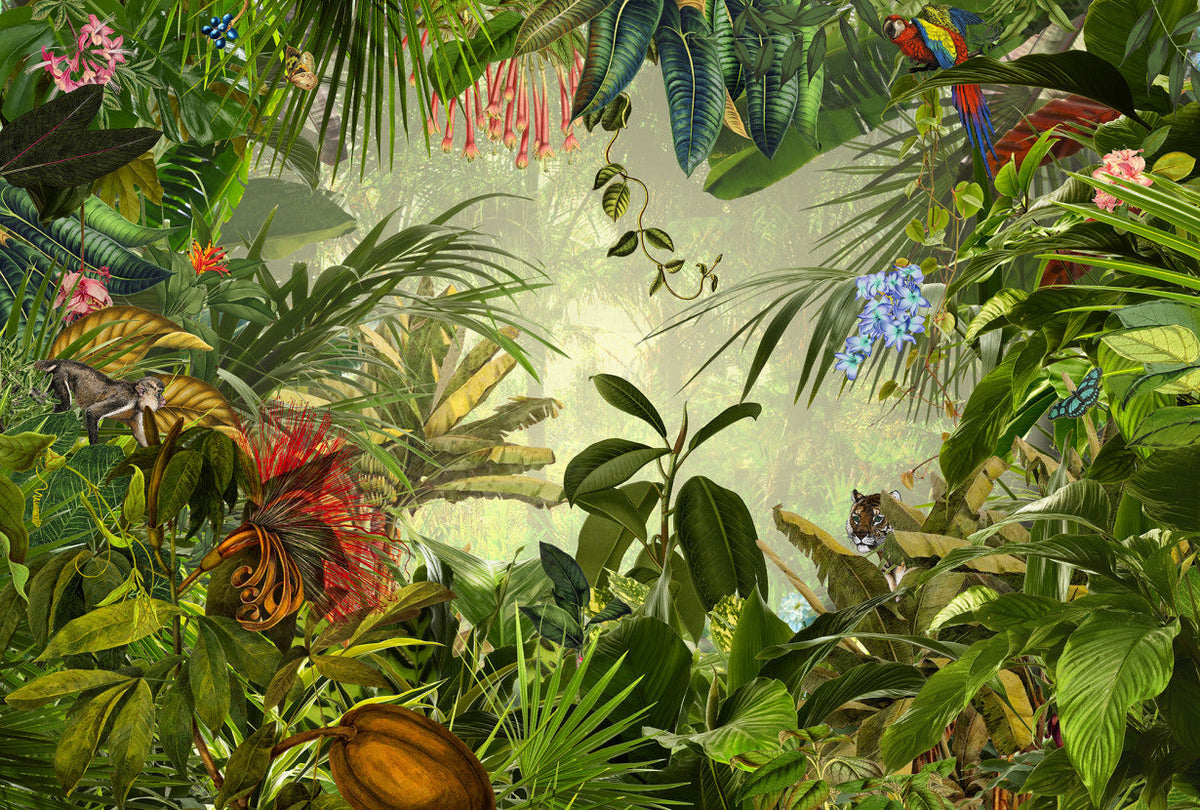 Sample – Into the Wild Mural Wallpaper - 248 H x 368 W