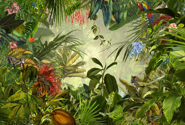 Sample – Into the Wild Mural Wallpaper - 248 H x 368 W