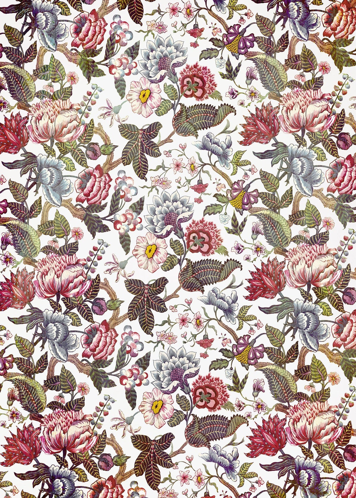 Sample – Fleurs de rêve - Custom Sized Mural Wallpaper (per m2)
