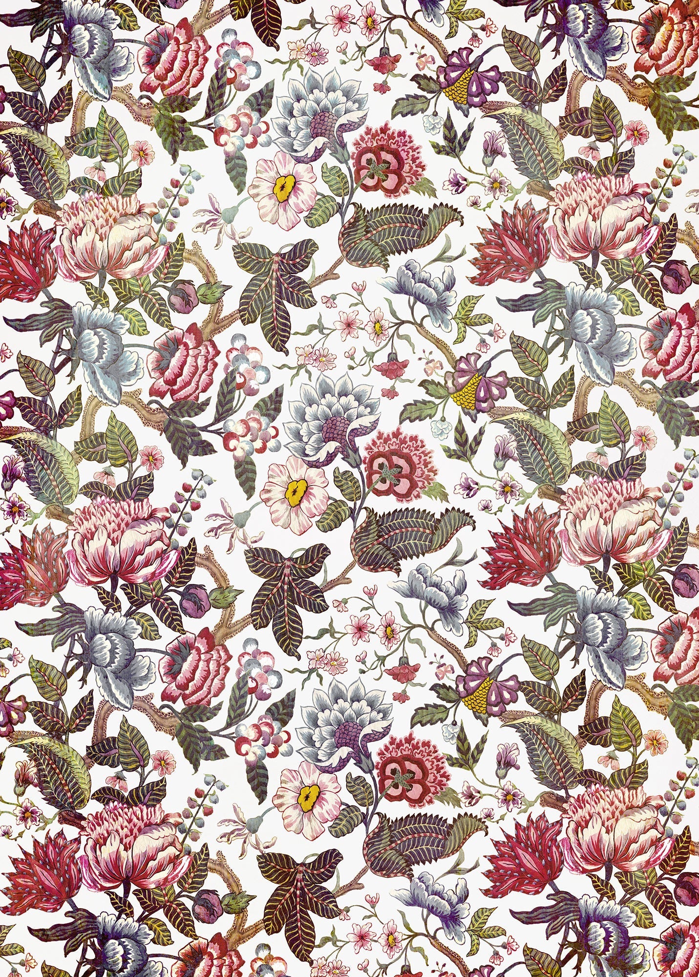 Sample – Fleurs de rêve - Custom Sized Mural Wallpaper (per m2)