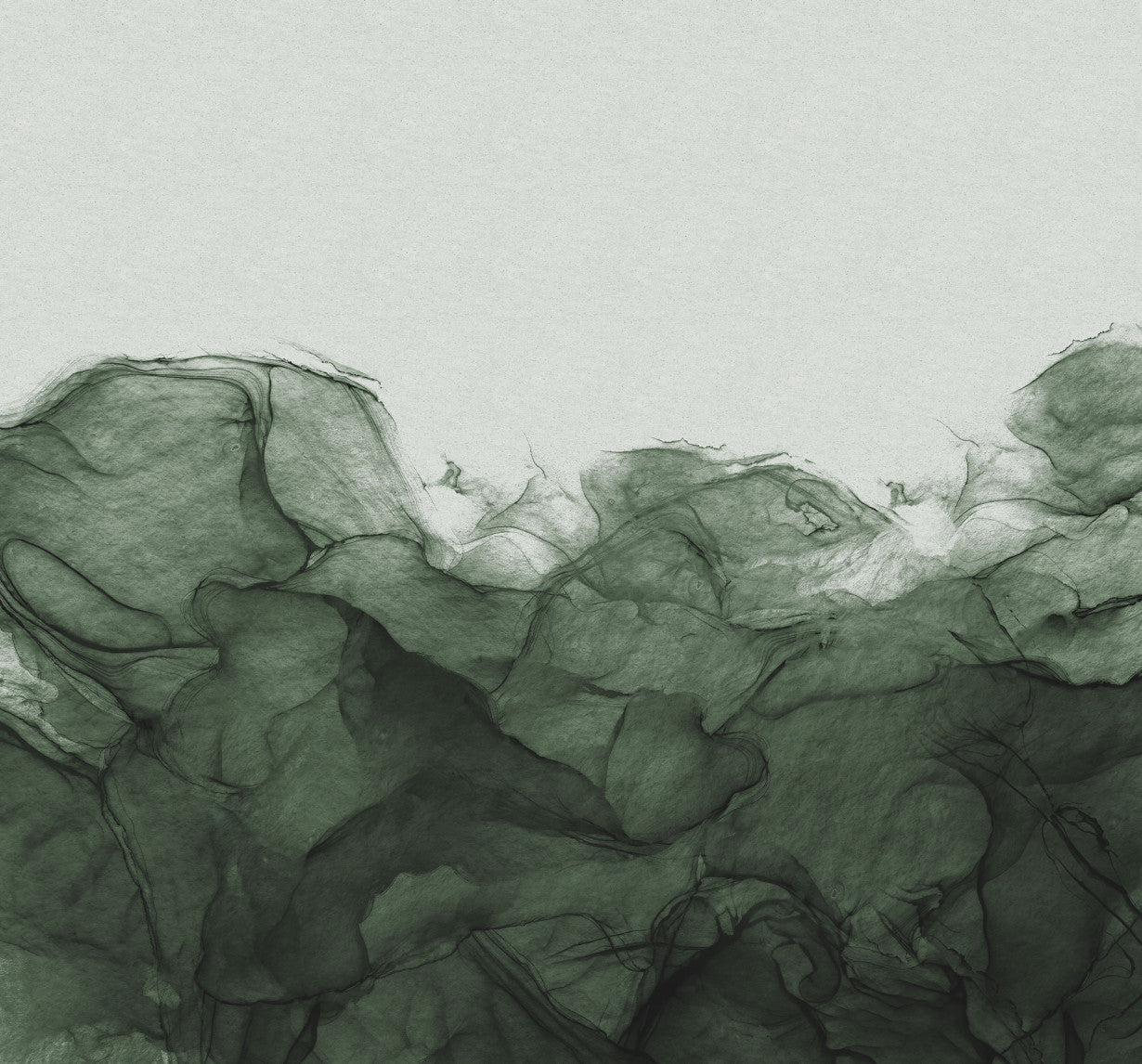 Sample – Green Dust - Custom Sized Mural Wallpaper (per m2)