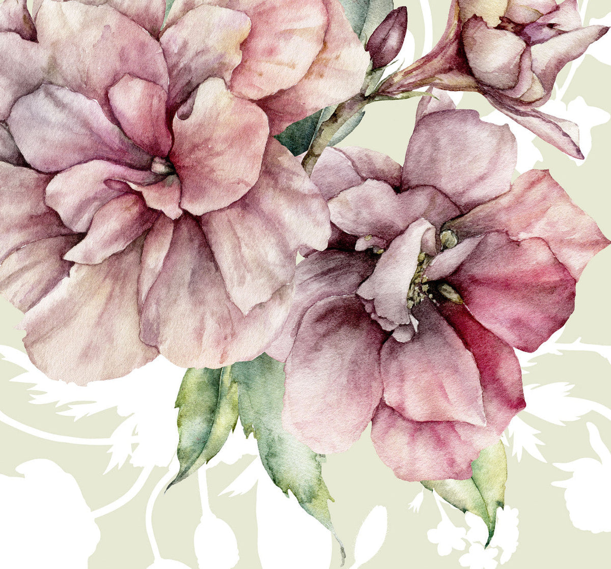 Sample – La Flor - Custom Sized Mural Wallpaper (per m2)